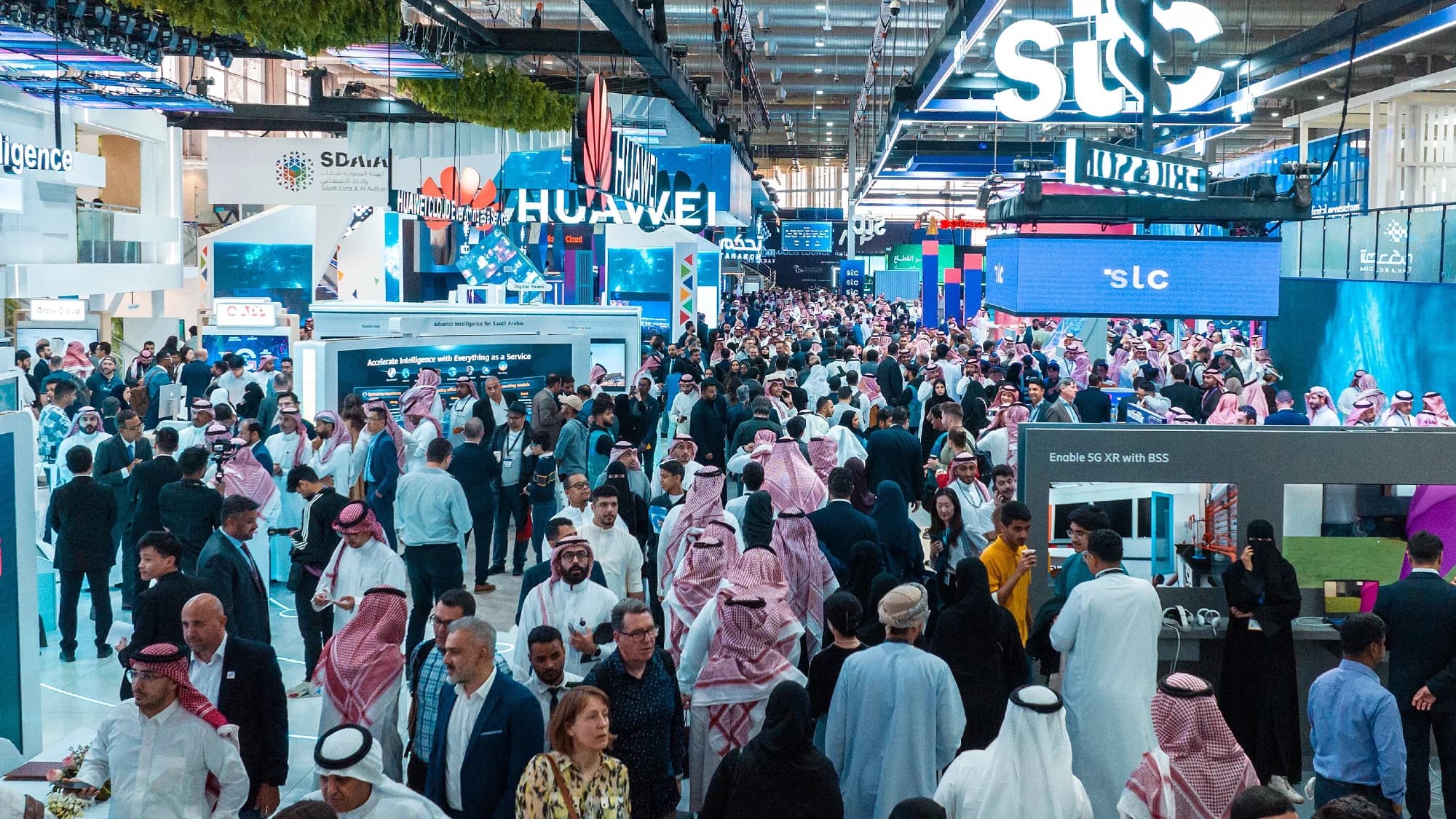 Exhibition hall advertising in Saudi Arabia