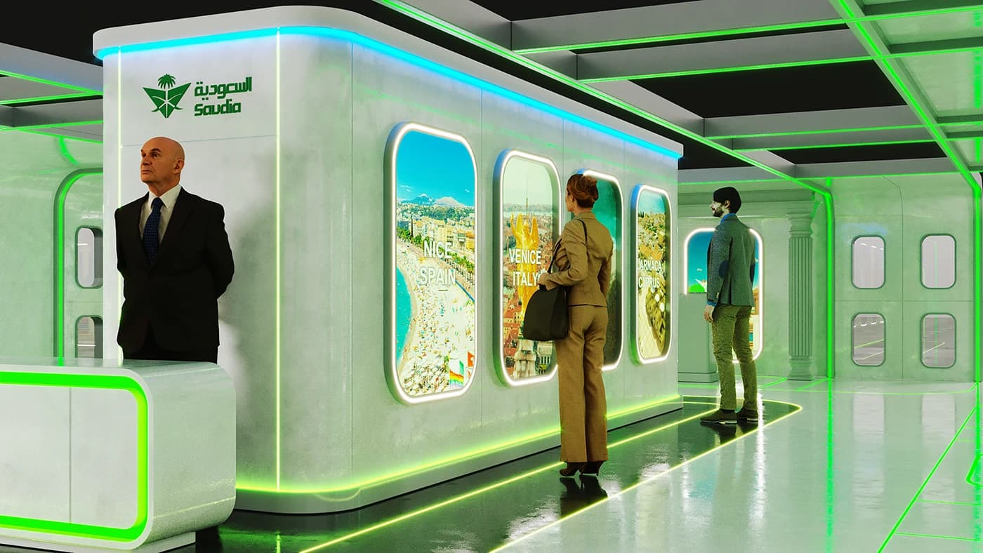 Experiential brand activation event in Saudi Arabia