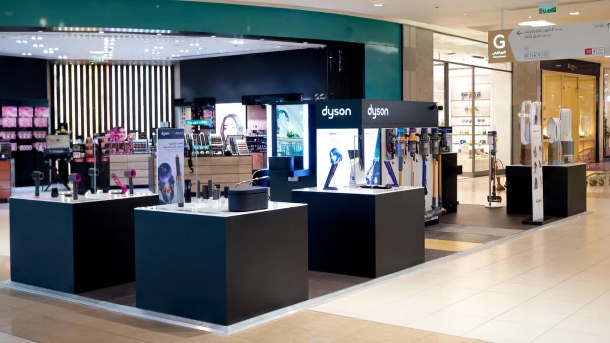 Pop-up brand activation in a Saudi Arabia mall