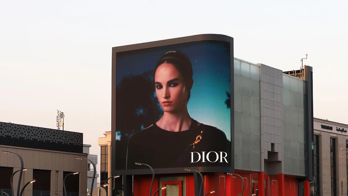 Digital LED billboard advertising in Saudi Arabia